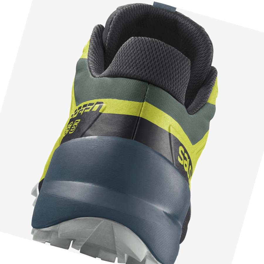 Salomon SPEEDCROSS 5 Erkek Patika Koşu Ayakkabısı Sarı Siyah | TR 3512MQZ